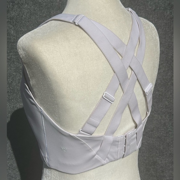 Lululemon Athletica Energy Bra High Support Cross-Back Sports Bra 36DDD Taupe - Picture 12 of 15